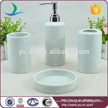 2015 fábrica de baño de porcelana azul y blanco conjunto YSbb0005-02